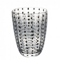 Villa D'Este Home Tivoli 'Kalahari', Set 6 Bicchieri Trasparenti con Decoro