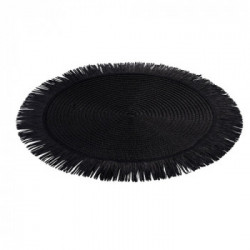 Villa D'Este Home Tivoli 'Shades Of Stone', Set 4 Tovagliette in carta con frange assortite