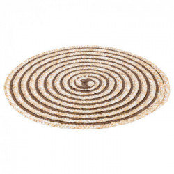 Villa D'Este Home Tivoli 'Spiral Chocolate', Set 6 Tovagliette Tonde Assortite