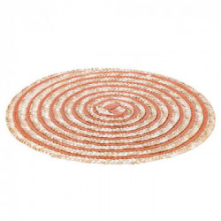 Villa D'Este Home Tivoli 'Spiral Chocolate', Set 6 Tovagliette Tonde Assortite