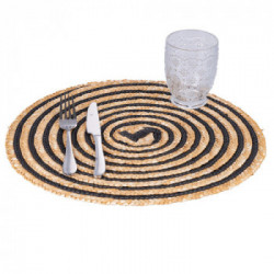 Villa D'Este Home Tivoli 'Spiral Stones', Set 4 Tovagliette Tonde Assortite