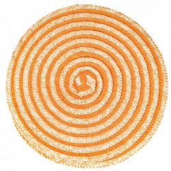 Villa D'Este Home Tivoli 'Spiral Sunset', Set 6 Tovagliette Tonde Assortite