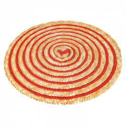 Villa D'Este Home Tivoli 'Spiral Sunset', Set 6 Tovagliette Tonde Assortite