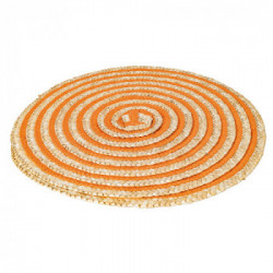 Villa D'Este Home Tivoli 'Spiral Sunset', Set 6 Tovagliette Tonde Assortite