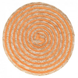 Villa D'Este Home Tivoli 'Spiral Sunset', Set 4 Tovagliette Tonde Assortite