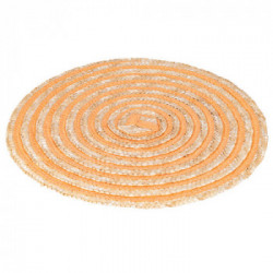 Villa D'Este Home Tivoli 'Spiral Sunset', Set 4 Tovagliette Tonde Assortite