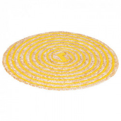 Villa D'Este Home Tivoli 'Spiral Sunset', Set 4 Tovagliette Tonde Assortite