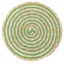 Villa D'Este Home Tivoli 'Spiral Greenery', Set 6 Tovagliette Tonde Assortite