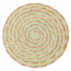 Villa D'Este Home Tivoli 'Spiral Greenery', Set 6 Tovagliette Tonde Assortite