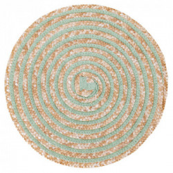 Villa D'Este Home Tivoli 'Spiral Greenery', Set 6 Tovagliette Tonde Assortite