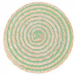 Villa D'Este Home Tivoli 'Spiral Greenery', Set 6 Tovagliette Tonde Assortite