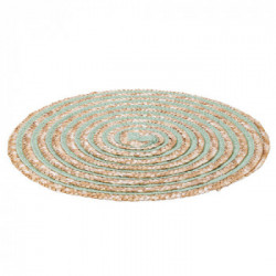 Villa D'Este Home Tivoli 'Spiral Greenery', Set 6 Tovagliette Tonde Assortite