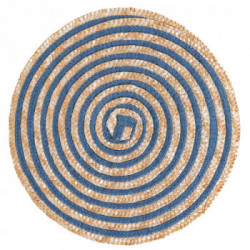 Villa D'Este Home Tivoli 'Spiral Ocean', Set 4 Tovagliette Tonde 