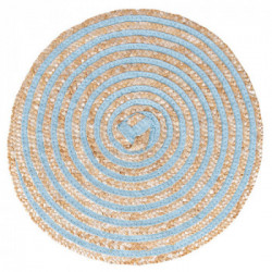 Villa D'Este Home Tivoli 'Spiral Ocean', Set 4 Tovagliette Tonde 