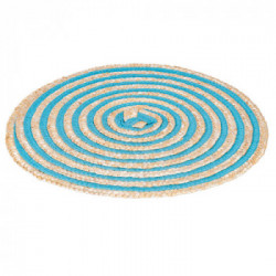 Villa D'Este Home Tivoli 'Spiral Ocean', Set 4 Tovagliette Tonde 