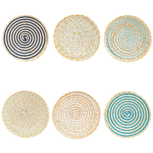 Villa D'Este Home Tivoli 'Spiral Ocean', Set 6...