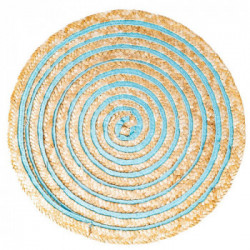 Villa D'Este Home Tivoli 'Spiral Ocean', Set 6 Tovagliette Tonde Assortite