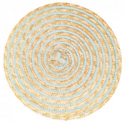 Villa D'Este Home Tivoli 'Spiral Ocean', Set 6 Tovagliette Tonde Assortite