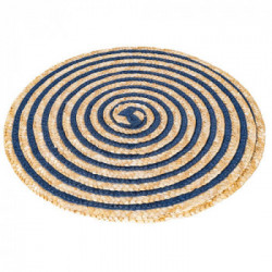 Villa D'Este Home Tivoli 'Spiral Ocean', Set 6 Tovagliette Tonde Assortite