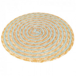 Villa D'Este Home Tivoli 'Spiral Ocean', Set 6 Tovagliette Tonde Assortite