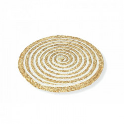 Villa D'Este Home Tivoli 'Spiral Formentera', Set 6 Tovagliette Tonde Assortita	