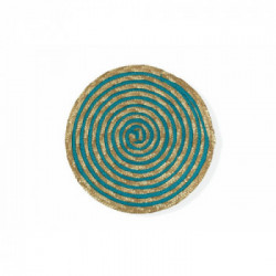 Villa D'Este Home Tivoli 'Spiral Formentera', Set 6 Tovagliette Tonde Assortita	