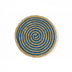 Villa D'Este Home Tivoli 'Spiral Formentera', Set 6 Tovagliette Tonde Assortita	