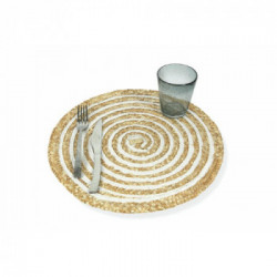 Villa D'Este Home Tivoli 'Spiral Formentera', Set 6 Tovagliette Tonde Assortita	