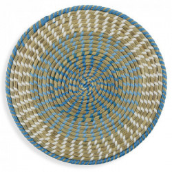 Villa D'Este Home Tivoli 'Mexico Ocean', Set 6 Sottopiatti Paglia