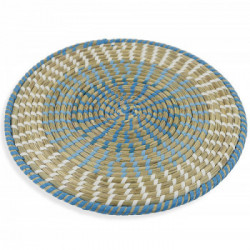 Villa D'Este Home Tivoli 'Mexico Ocean', Set 6 Sottopiatti Paglia