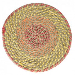 Villa D'Este Home Tivoli 'Mexico Sunset', Set 6 Sottopiatti Paglia	