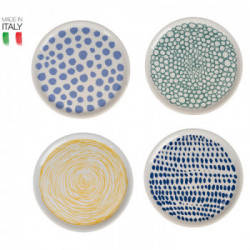 Villa D'Este Home Tivoli 'Marea', Set 4 Piatti Pizza Ø 33 cm	