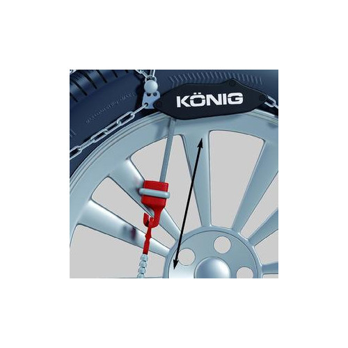 König CG-9 020 - Catene da neve (9 mm)
