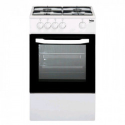 Beko CSG42001FW - Cucina da Libera Installazione, 4 Fuochi a Gas, Forno a Gas