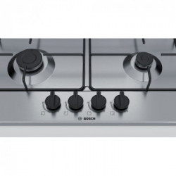 Bosch PGP6B5B85 - Piano Cottura a Gas, Serie 4, 4 Fuochi, 60 cm, Inox