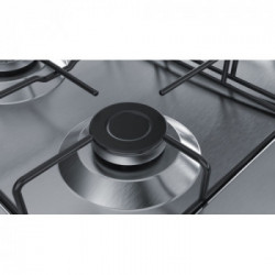 Bosch PGP6B5B85 - Piano Cottura a Gas, Serie 4, 4 Fuochi, 60 cm, Inox
