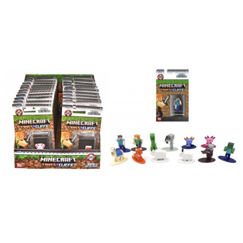 Minecraft Personaggi cm.4 in blister, 12 asst....