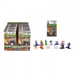 Minecraft Personaggi cm.4 in blister, 12 asst. in display 24 pz.