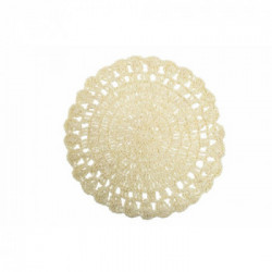 Villa D'Este Home Tivoli 'Uncinetto Chocolate', Set 6 Tovagliette Carta