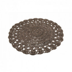 Villa D'Este Home Tivoli 'Uncinetto Chocolate', Set 6 Tovagliette Carta