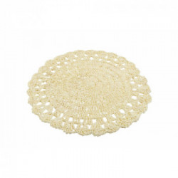 Villa D'Este Home Tivoli 'Uncinetto Chocolate', Set 6 Tovagliette Carta