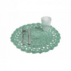 Villa D'Este Home Tivoli 'Uncinetto Ocean', Set 6 Tovagliette Carta