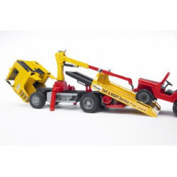Bruder 02750 - Camion MAN TGA Trasporto Jeep