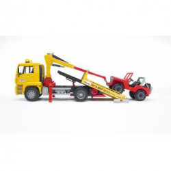 Bruder 02750 - Camion MAN TGA Trasporto Jeep