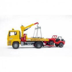 Bruder 02750 - Camion MAN TGA Trasporto Jeep