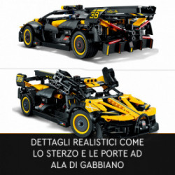 LEGO 42151 Technic Bugatti Bolide, Kit di Costruzione Macchina Giocattolo, Modellino Auto Supercar, Giochi per Bambini