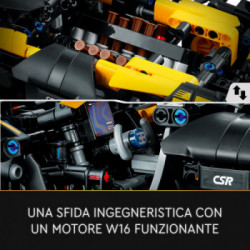 LEGO 42151 Technic Bugatti Bolide, Kit di Costruzione Macchina Giocattolo, Modellino Auto Supercar, Giochi per Bambini