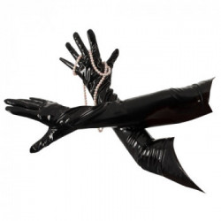 Black Level Vinyl Gloves - Guanti, Lunghi, Neri, Taglia S