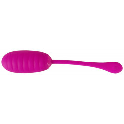 XouXou Super Soft Silicone Love - Uovo, Vibrante, 12 MOD, Impermeabile, Ricaricabile, Viola