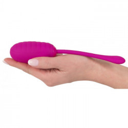 XouXou Super Soft Silicone Love - Uovo, Vibrante, 12 MOD, Impermeabile, Ricaricabile, Viola